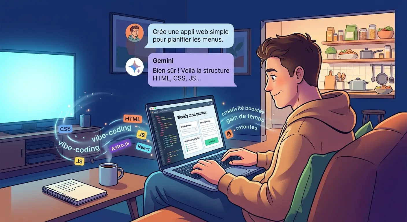 Ma première expérience de vibe-coding